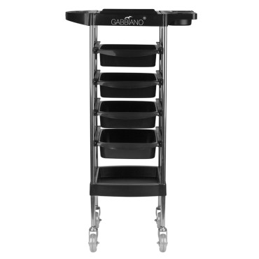 Assistente per parrucchieri Gabbiano fx11-b nero — vista frontale