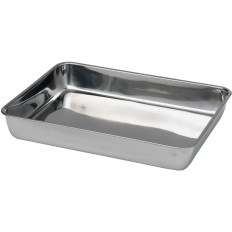 Container voor vlees- en chroomstaalvoedsel 260x200x40mm - Hendi 508107