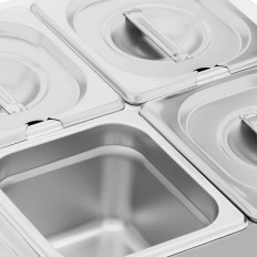 Schokoladen-Schokoladensuppe-Suppe elektrische Suppe 4 x 1,5 l 1500 W