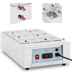 Šokolādes šokolādes zupa zupa Elektriskā zupa 6 x 1,5 l 1500 W