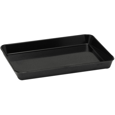 Δοχείο δίσκου κρέατος και φαγητό με μελαμίνη 350x250x40mm μαύρο - Hendi 568200