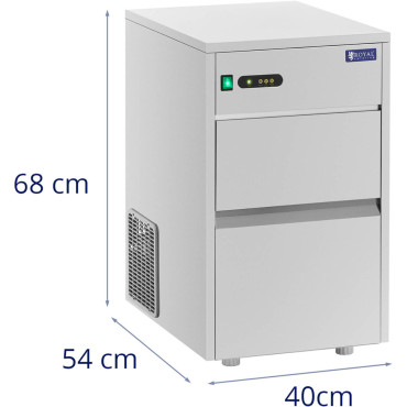 Bar Cuber Ice Cube Machine 50 kg / dienā 7 kg 310 W
