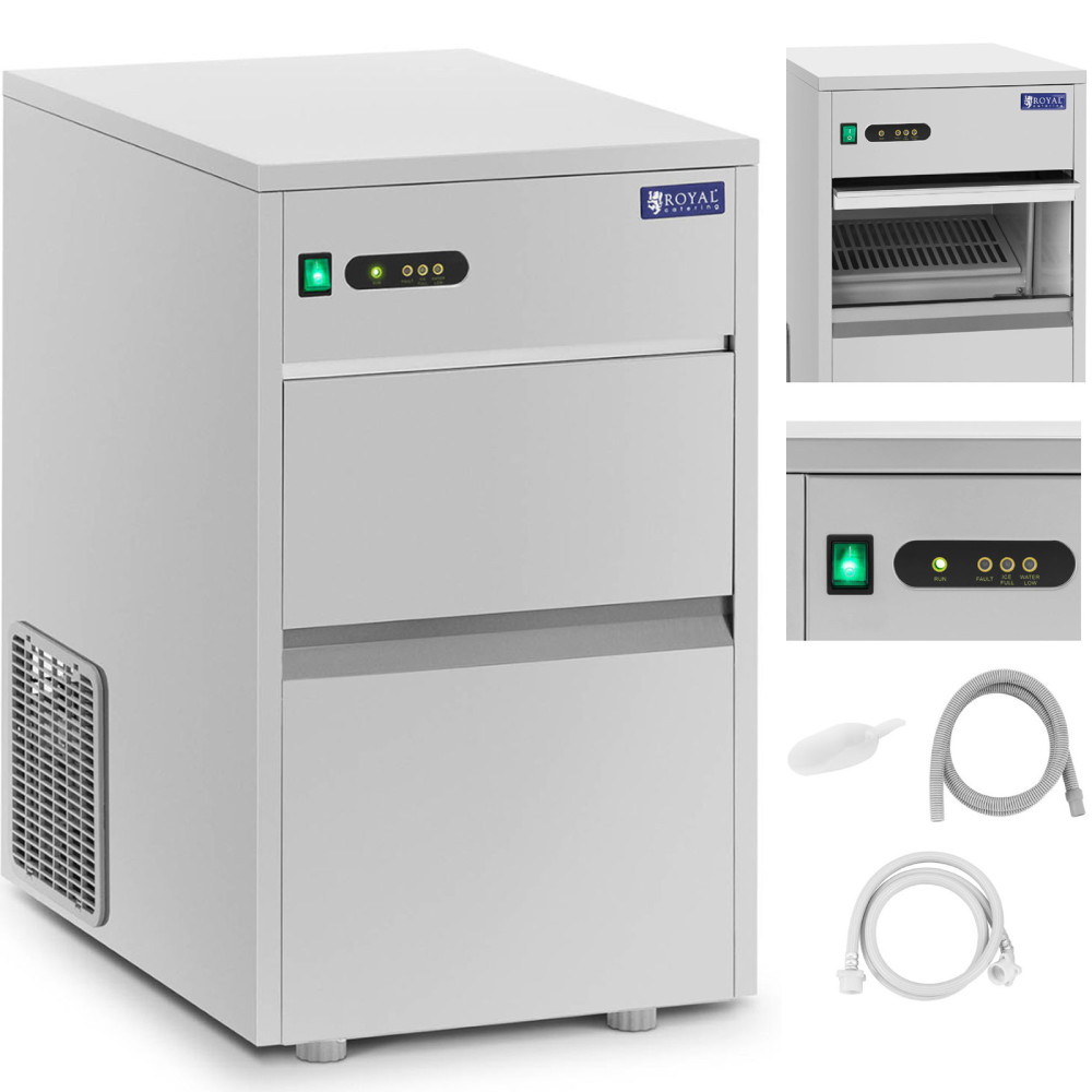 Bar Cuber Ice Cube Machine 25 kg / dan 7 kg 220 W