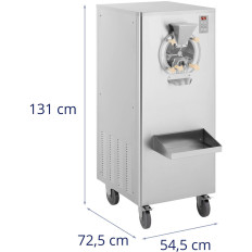 Maschine für Eis Sorbets auf Rädern 1 Geschmack 15-22,5 l / h 1500 W