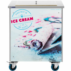 Máquina para la placa de helado enrollada tailandesa 50 x 50 cm 600 w