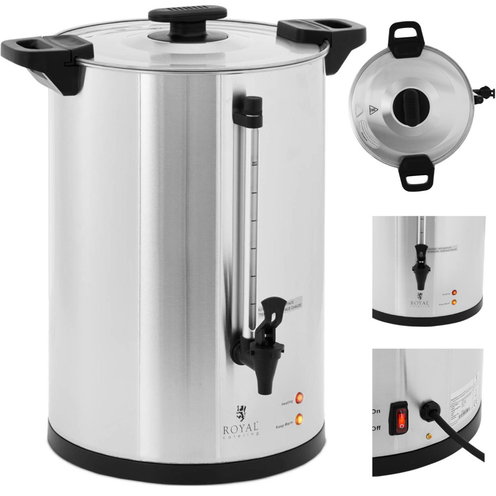 Tea infuser med en 20 L 1650 knacka i silver