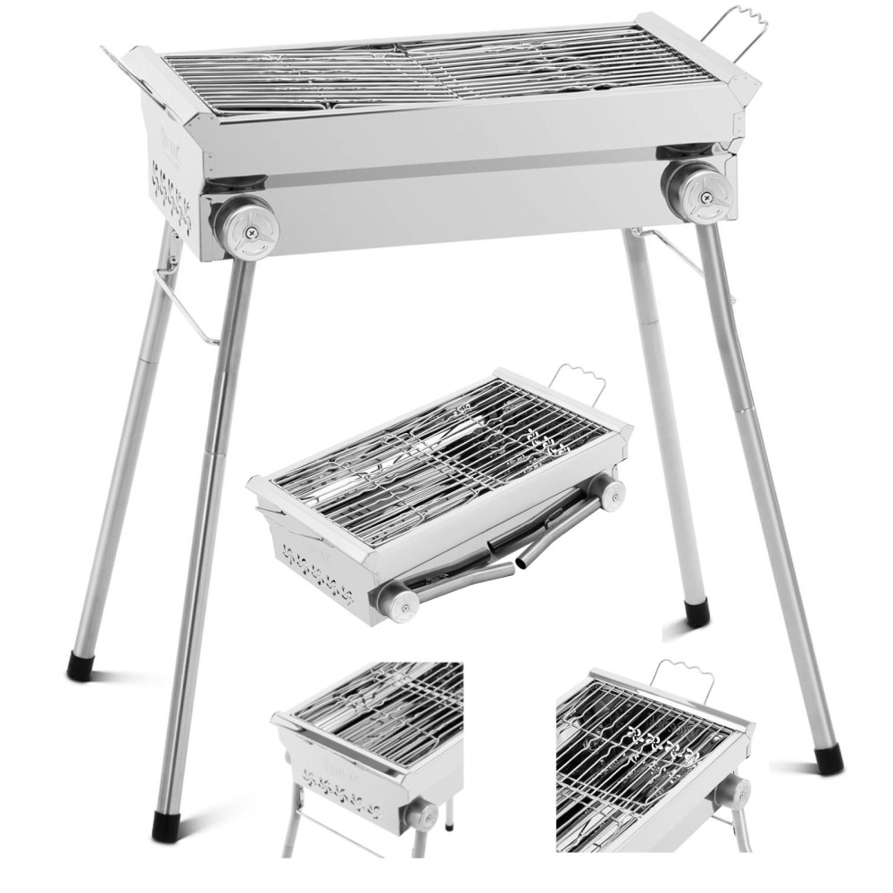 Premog Grill Zlaganje z rešetko 43 x 25 cm