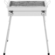 Steenkoolgrill vouwen met rooster 43 x 25 cm