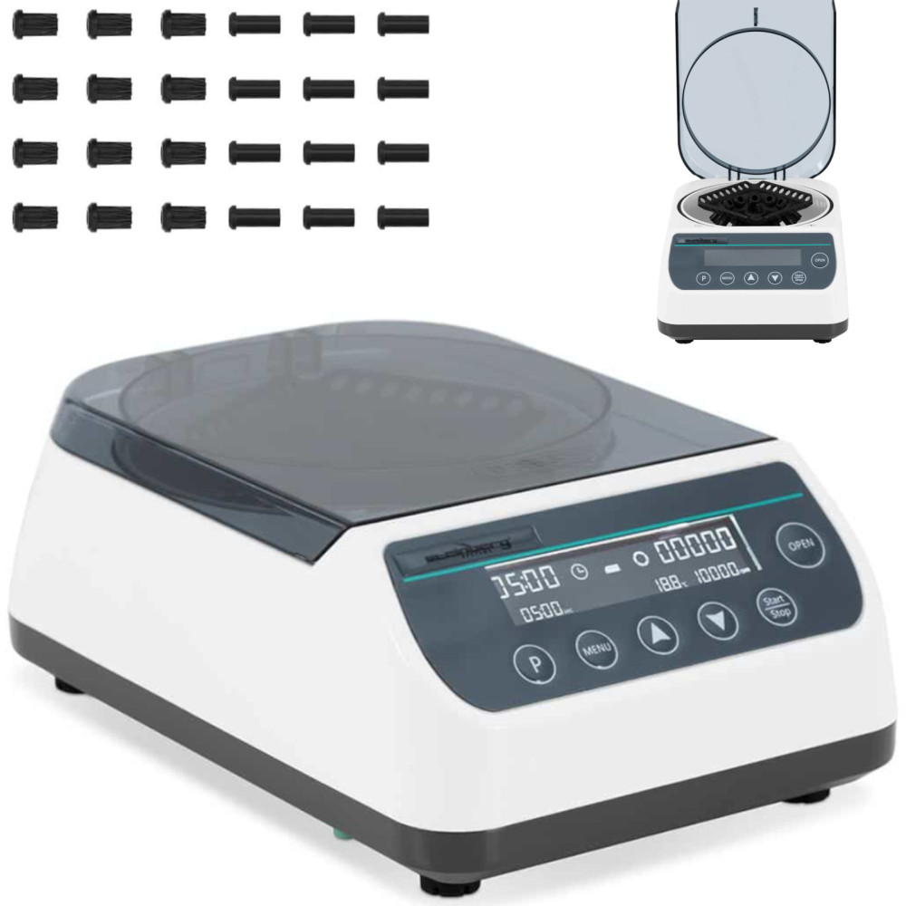 Laboratorium Centrator voor 12 buizen Rotor 2in1 10000 tpm 48 W