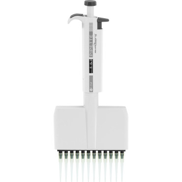 Pipeta de laboratório 12 canais de mão 0.005-0.05 ml