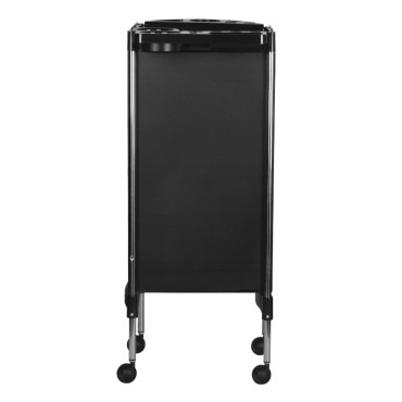 Chariot de coiffure Gabbiano fx11-5 noir — vue latérale