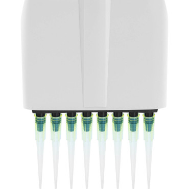 Laboratorijas pipetes 8 Rokas notika 0.005-0.05 ml