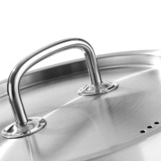 Χαμηλή κατσαρόλα κουζίνας με θέρετρο 1,5 λίτρα. 160 x 75 h - Hendi 836002