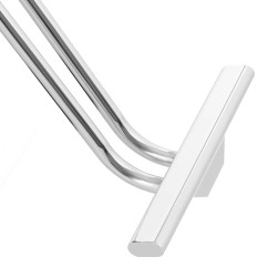 Barber Cosmetic Barber Asiento con el escaparate de la altura 47-63 cm blanco y negro