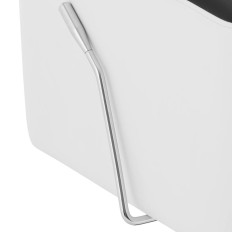 Kirpyklos kosmetikos kirpyklos sėdynės su aukščio 47-63 cm juoda ir balta