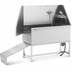 Vasca da bagno Groomerska per il bagno di dogbo del bagno con una rampa 122 x 56 x 142 cm