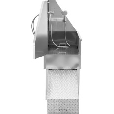 Baignoire de toiletteska pour chien de bain pour chien Linge d'animaux avec une rampe 122 x 56 x 142 cm