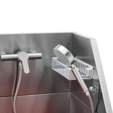 Bathroom Bath for bathing dog animal wash with stairs 90 x 90 x 106 cm