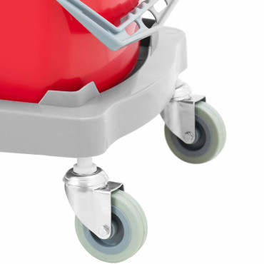 Trolley de limpeza. Pavimentação 2 balde. Excessional 2x 17 l