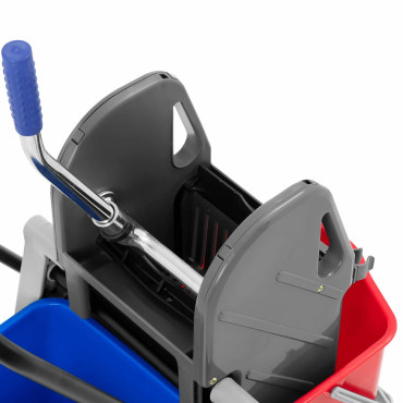 Trolley de limpeza. Pavimentação 2 balde. Excessional 2x 17 l