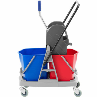 Trolley de limpeza. Pavimentação 2 balde. Excessional 2x 17 l