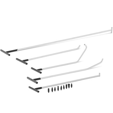 Kit de réparation PDR pour enlever les bosses dans le corps de la voiture - 5 tiges