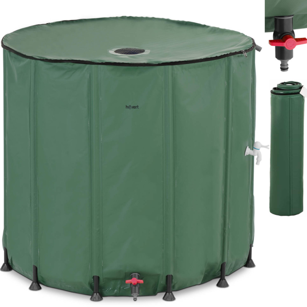 Contenitore per barili del serbatoio per il giardino pieghevole impermeabile 1000 l