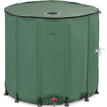 Recipiente de barril de tanque para a capa de chuva dobrável jardim 1000 l