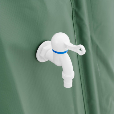 Recipiente de barril de tanque para a capa de chuva dobrável jardim 1000 l