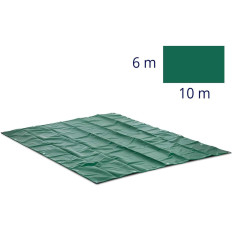 Tilt Sikkerhetsbeskyttelsesflate med PVC Mesh 650 g / m2 1000 x 600 cm