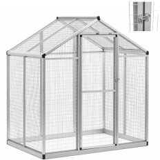 Aviary. Zunanja kletka za ptice sesalcev 122 x 178 x 195 cm