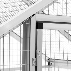 Pajarera. Jaula externa para aves de mamíferos 122 x 178 x 195 cm