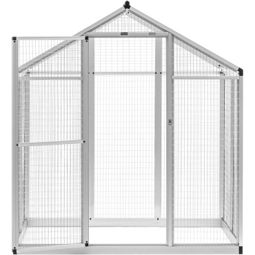 Voliera. Gabbia esterna per uccelli di mammiferi 122 x 178 x 195 cm