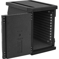 Erő hőszigetelő tartály az elsőről 4 x GN 1/1 magasság 100 mm