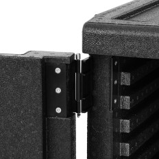 Termisk termisk isolerende beholder lastet fra forsiden 4 x GN 1/1 Høyde 100 mm