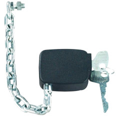 Chain lock Close up of a wire container for 80L - 1100L
