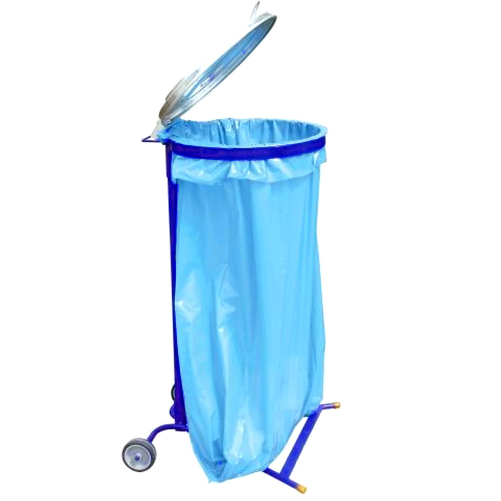 Stand Manuse para sacos de lixo 240L Mobile com rodas