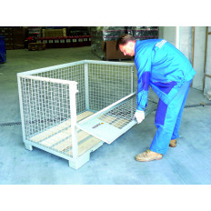 Metalen gaas epal met vouwmuur