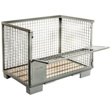 Metalen gaas epal met vouwmuur