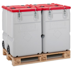 Ohtlike jäätmete konteiner Mobil Box 170L - Punane