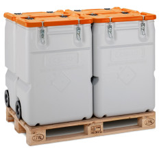Gevaarlijke afvalcontainer Mobil Box 170L - Orange