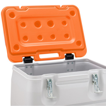 Farlig avfallsbehållare Mobil Box 170L - Orange