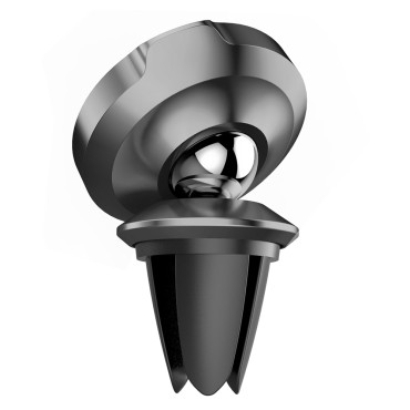 Magnetic car holder for the phone on the air checkered checkered black