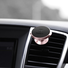 Suporte de carro magnético para o telefone no ar quadriculado quadriculado preto