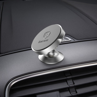 Punho de carro magnético para uma placa de telefone preto