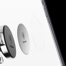Självhäftande metallplattor för magnetiska silver telefonhållare
