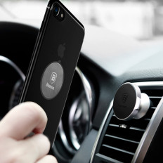 Självhäftande metallplattor för magnetiska silver telefonhållare