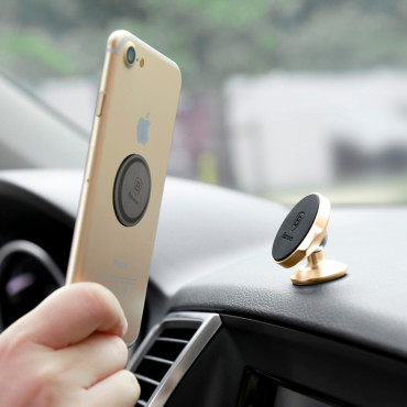 Placas de metal auto-adesivas para portadores de telefone de prata magnética