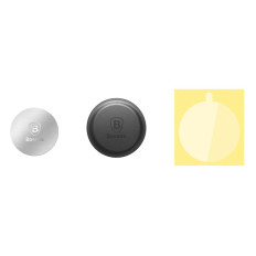 Plaques métalliques auto-adhésives pour porte-téléphone en argent magnétique