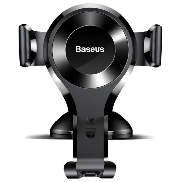 Gravitational car handle for a phone on a glass or a Distributing board. Oscculum black